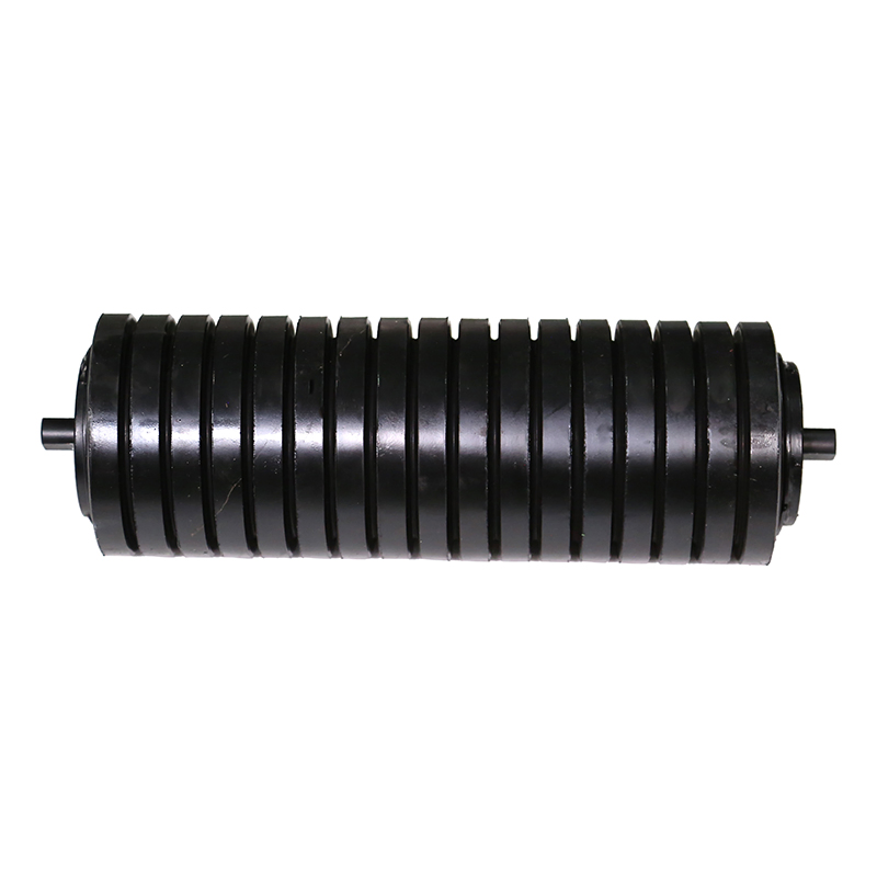 PU PE Lagging Carrier Impact Conveyor Rubber Roller